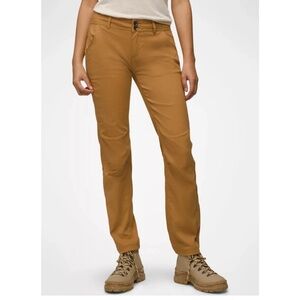 prAna Womens Halle Straight Pants 14 Short Stretch Wicking Outdoor Earthbound
